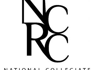 NCRC logo (NCRC as a block of text with National Collegiate Research Conference below, all in black sans serif text) 