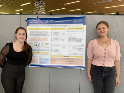 Bier and Taylor present their work at Visible Thinking 2023