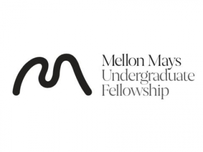 Mellon Mays Undergraduate Fellowship logo; Black M next to MMUF text